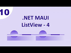MAUI - Syncfusion : List View - Part 4