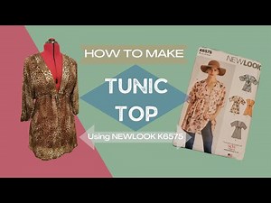 How To Make A Tunic Top Using Newlook K6575