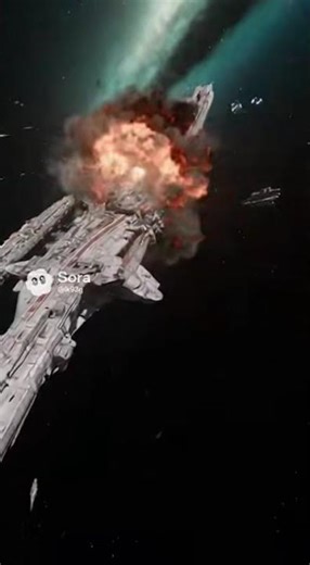 Realistic Space Battle: Epic Starfighter & Warship Cinematics