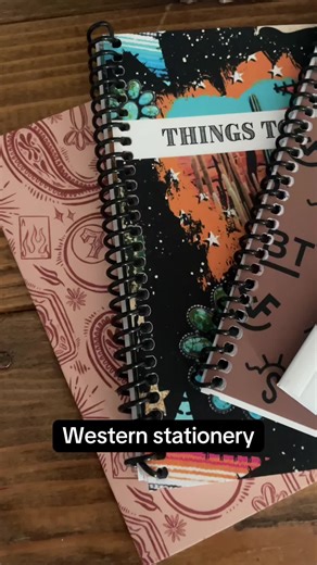 Looking for notebooks, journals, and planners to fit your western lifestyle? Look no further! #western #westernstationery #stationery #notebooks