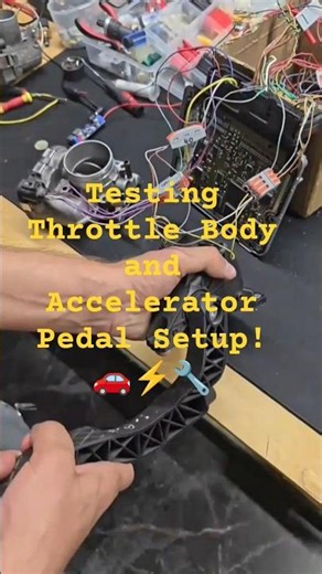 Testing Throttle Body and Accelerator Pedal Setup! 🚗⚡🔧