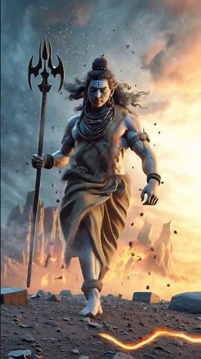🔥 Lord Shiva Tandava | Epic Realistic 8K Animation | Divine Power Unleashed 🔥#shorts