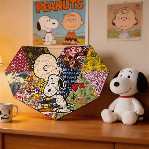Official Licensed Peanuts Snoopy Wooden Puzzle 200 Pieces 3D Puzzle Snoopy Love Theme Adult Puzzle Fans Room Decorations Birthday Gifts - Etsy