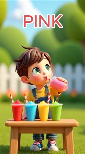 Learn Colors with Slush! 🔴🔵🟡🟢🩷 Lyon's Yummy Drink Adventure for Kids! #kidslearning #kidseducation