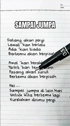 Sampai Jumpa - Endank Soekamti | Lirik #liriklaguindo #sampaijumpa #endanksoekamti #lagutrending