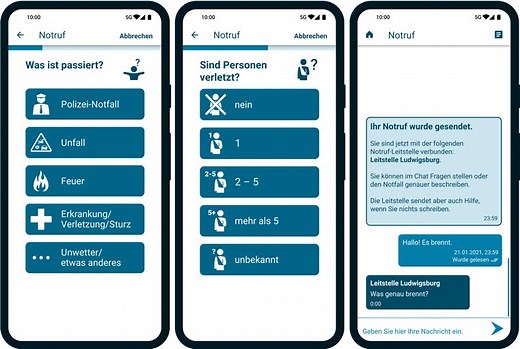 nora: Offizielle Notruf-App der Bundesländer startet erneut