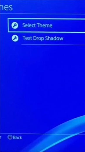 how to change background style on the ps4