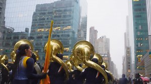 62K views · 2.7K reactions | On Thanksgiving Day, history was made. ⭐️ The ETSU Marching Bucs made their way down the streets of NYC during the 98th Macy’s Thanksgiving Day Parade, the first collegiate band from Tennessee to do so in 60 years. 旅 #BucsOnParade #MacysParade | East Tennessee State University | Facebook