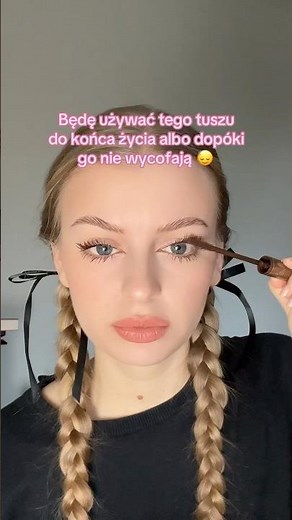 Najlepszy tusz 😭🥹💕✨ Jak tak dobry tusz może być tak tanj- Eveline variete #makijaz #kosmetyki