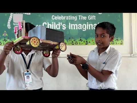 Innovative Atal lab price Winning Project Smart Multiskill Robo