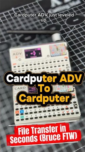 Cardputer ADV: File Transfer in Seconds (Bruce FTW)