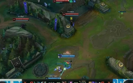 2021全球总决赛 小组赛 B组 T1 vs EDG POG Faker 卡牌大师