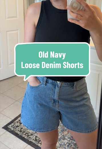 Stylish Loose Denim Shorts from Old Navy