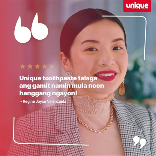 Basta sa alaga ng ngipin, dapat sa subok ka na! 💯 Kaya naman, make the switch to #UniqueToothpaste with maximum fluoride protection na! Buy now at the nearest grocery stores and supermarkets! 🛒 | Unique Toothpaste