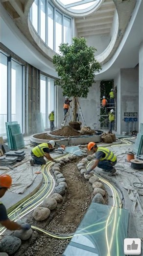 Luxury Room with Glowing Liquid Floor 🤯