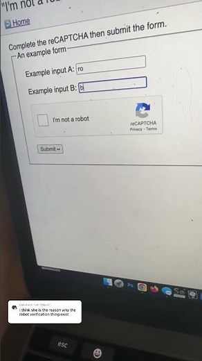 robot fails a recaptcha test **REAL FOOTAGE** #siri #shorts