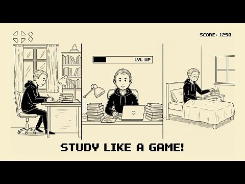How to make studying so FUN that it almost feels like a video game