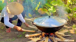 1.8M views · 37K reactions | Harvesting Bagongon (Horn Shell) from a pond and preparing a tasty meal. | Joseph The Explorer | Facebook
