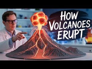 How Do Volcanoes Erupt? 🌋 | Inside a Volcano Explained with Fiery 3D Animation