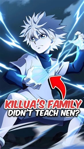 Why Killua's Family Didn't teach Nen? #hunterxhunter #shorts