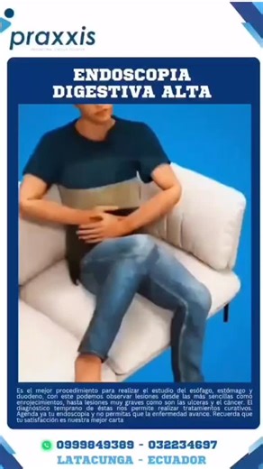 La endoscopia digestiva alta permite evaluar esófago, estómago y duodeno con precisión. En Praxxis realizamos diagnósticos seguros y confiables. #medicocirujano #endoscopiadigestiva #SaludYCuidado #praxxis #Latacunga | Praxxis