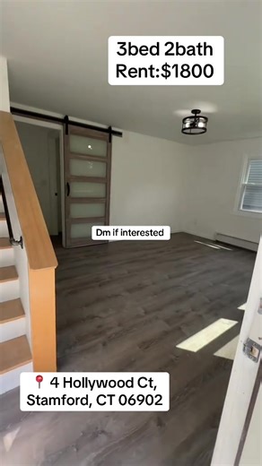 3bed 2bath condo Single family residence, future morden facilities Pet friendly - Car 🚙 parking - Water 💦 - Refrigerator - Air conditioner - Garbage 🗑️ Disposal - Laundry 🧺 -Gas #connecticut #stamfordct #realestate #realestateagent #viralllllll