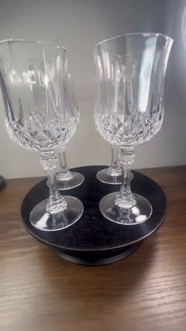 Set of 4 Cristal D’ Arques Crystal Wine Glasses - Etsy