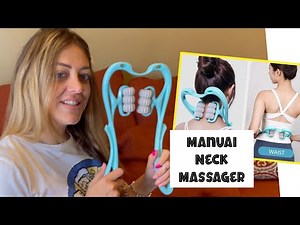 Manual neck massager