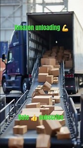 Inbound Rain of Boxes 📦🚚🛤️ Dockside Delivery in Full Swing 💪 #amazon #amazonflex #aivideo #trucker