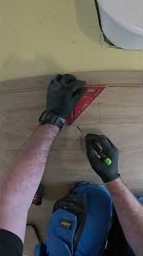 EASY | DIY | BEGINNERS | How to mark, cut a radius with ANY Plank Flooring #diy #tipsntricks #ideas