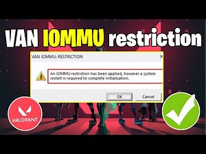 How to Fix Valorant VAN IOMMU Restriction Has Been Applied (100% Working)