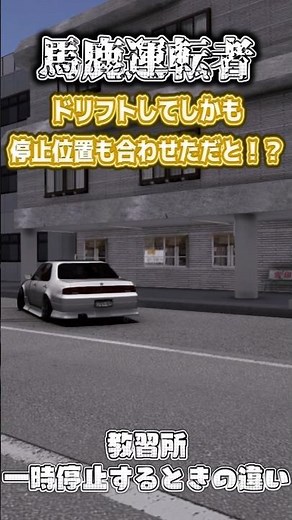[Differences in stopping at driving school] Beginner vs. Advanced vs. Stupid Driver Battle Part 9...