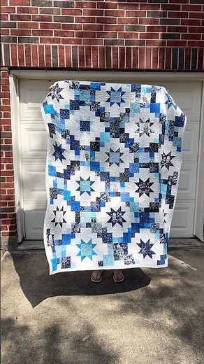Quilt drop time! ❄️❄️❄️ this is the pattern Brightly by Cluck Cluck Sew #quilting #sewing