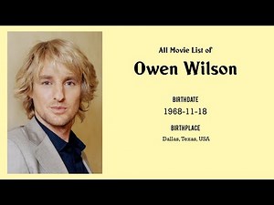 Owen Wilson Movies list Owen Wilson| Filmography of Owen Wilson