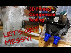 3D Printed Regenerative Compressor (Supercharger) 25Amp Pressure Test