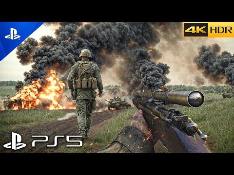 (PS5) OPERATION COBRA 1944 | Realistic ULTRA Graphics Gameplay [4K 60FPS HDR] Call of Duty