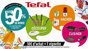 5.8K views · 14 reactions | Du 27 mars au 19 juin, collectionnez les vignettes en caisse et bénéficiez jusqu'à 50% de remise sur les produits de la gamme Tefal présents dans le collecteur : https://www.cora.fr/fileadmin/communs/pdf/Collecteur_operation_Tefal_hacher_decouper_cuisiner.pdf | Cora | Facebook