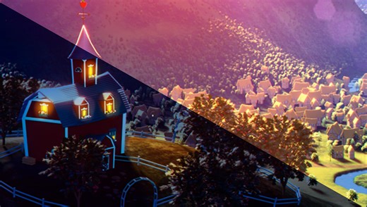 【昼夜更替 修图过程】MLP小马谷动态壁纸『Wallpaper engine』『MLP』