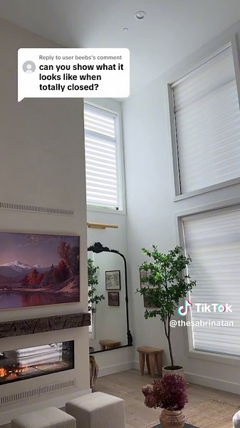 Replying to @user beebs fully closed! Link in my bio with 8% discount code! #zebrablinds #amazonfinds #amazonhome #founditonamazon #smartblinds