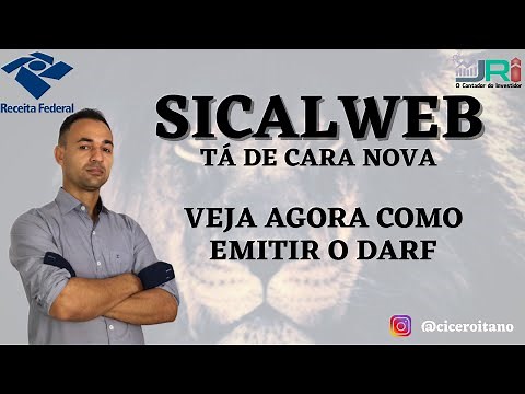 Como emitir o DARF no novo portal SICALWEB.