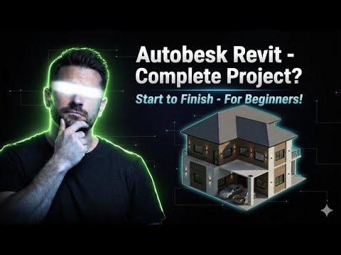 Autodesk Revit Full Beginner Course | Complete Project - 1 Step by Step