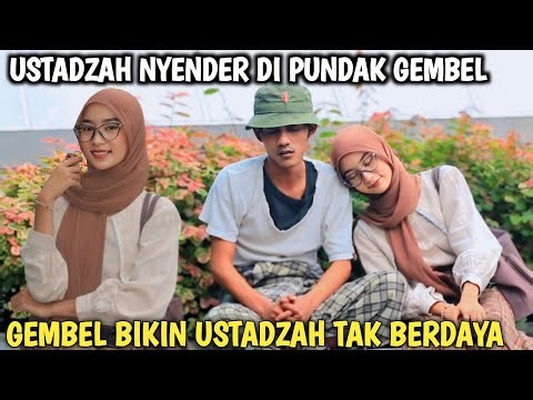 USTADZAH TAK SADARKAN DIRI, TIBA-TIBA NYENDER DI PUNDAK GEMBEL❗