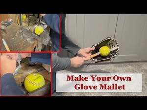 DIY - Make Your Own Softball/Baseball Glove Mallet for breaking in a new glove!