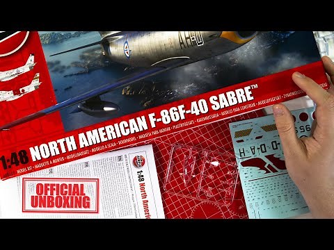 Official Unboxing - Airfix North American F-86F-40 Sabre (A08110)