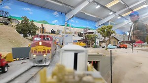 2.6K views · 117 reactions | Hop on board a hotshot SP intermodal train on our O scale layout as it heads through the front half of the railroad's lower level loop. #scalemodeling #oscale #oscaletrains #modeltrains #modelrailroading #modelrailroad #scalemodel #museum | Golden State Model Railroad Museum | Facebook