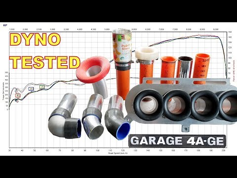 Best Intake Runner Shootout - Velocity stacks - Trumpets - Dyno tested on ITB's - 200whp 4AGE