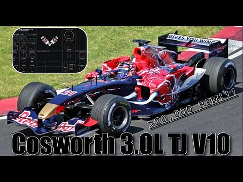Engine Simulator - F1 Cosworth TJ v10