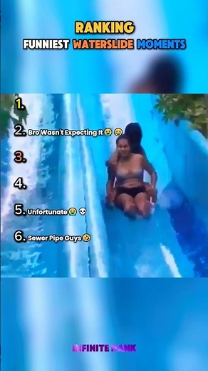 Most Funniest Waterslide Moments Ever🌊🤣 #shorts