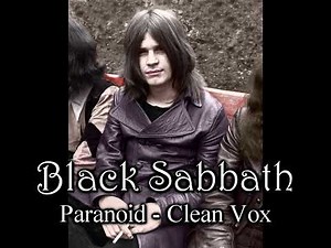 Black Sabbath - Paranoid (Clean Vocals)