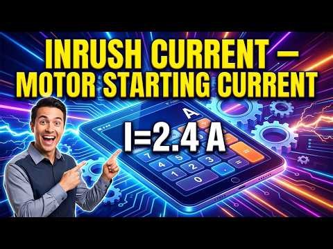 Inrush Current — Motor Starting Current Calculator — How to Use It | Engineering Tool